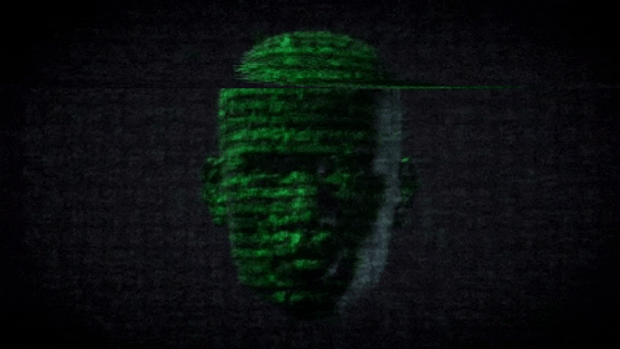 Coding Human Head GIF