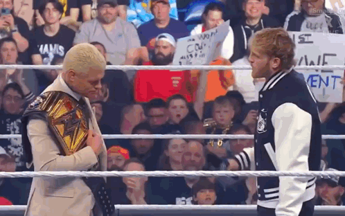 Cody Rhodes And Logan Paul Wwe GIF