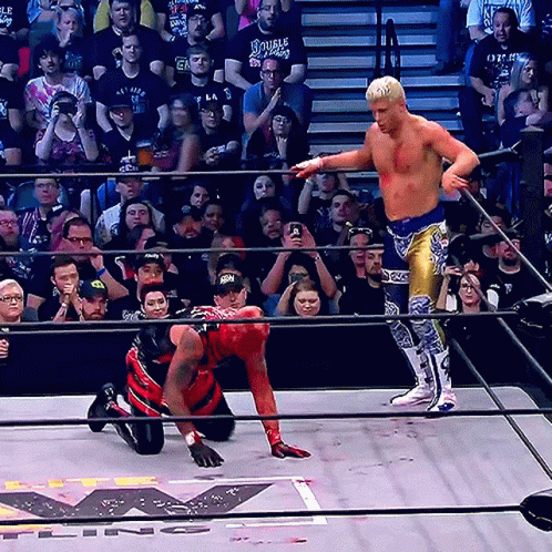 Cody Rhodes Curb Stomp GIF