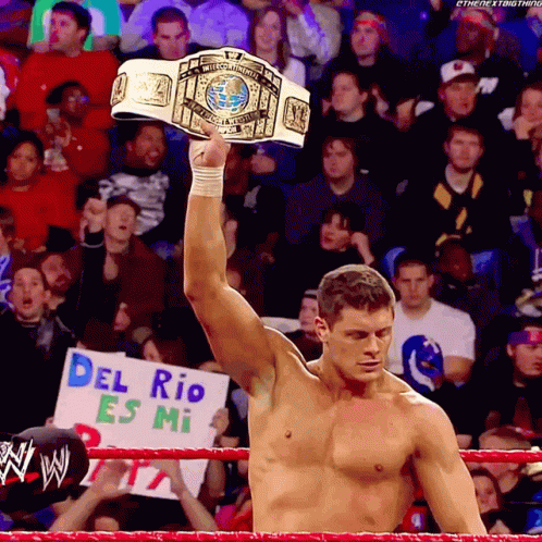 Cody Rhodes Wwe Belt Flash GIF