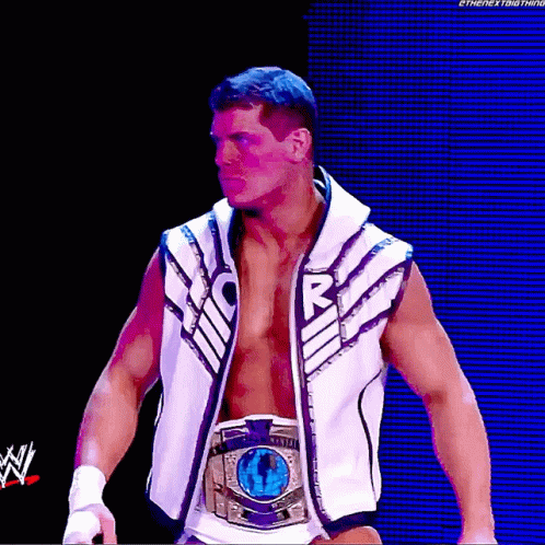 Cody Rhodes Wwe Champion Walk GIF