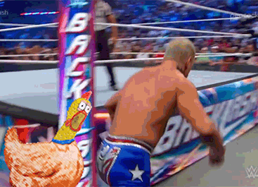 Cody Rhodes Wwe Chicken Walk GIF