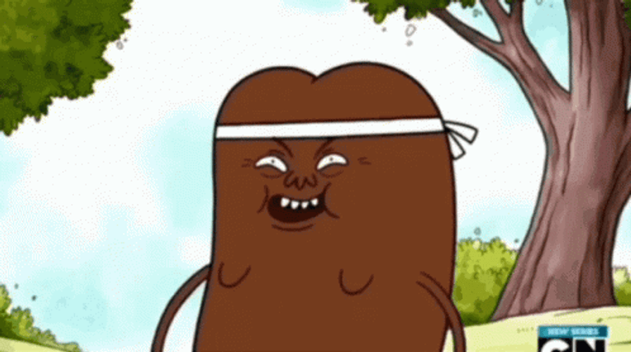 Coffee Bean Attack Regular Show GIF