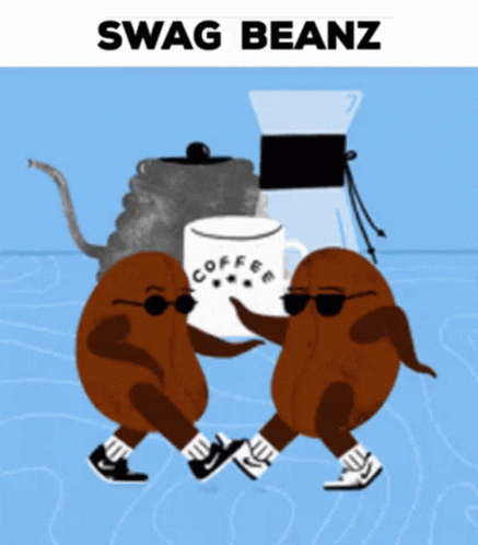 Coffee Beans Dancing With Swag Mug