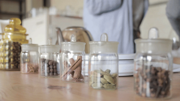Coffee Beans Display In Cafe GIF