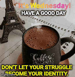 Coffee Cup It's Wednesday