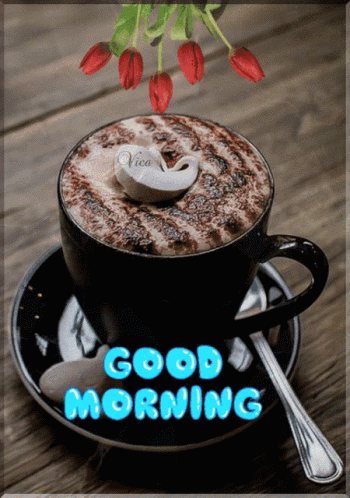 Coffee Cup Saying Good Morning