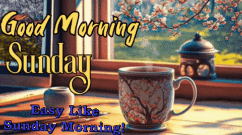 Coffee Cup Saying Good Morning