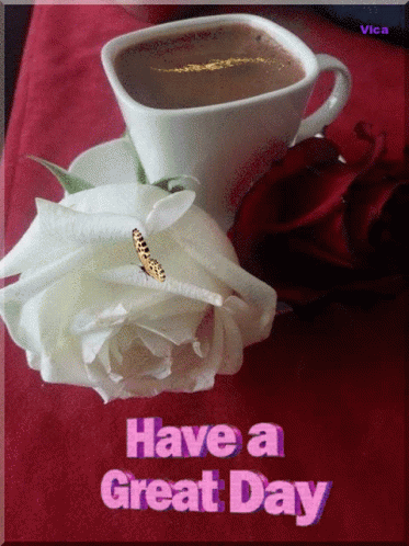 Coffee Cup Saying Have a Day