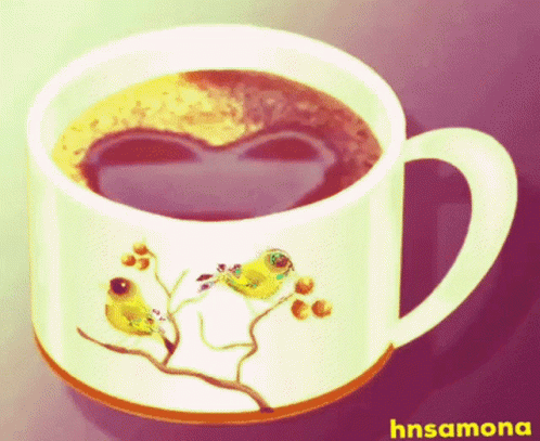 Coffee Cup With Birds Hnsamona