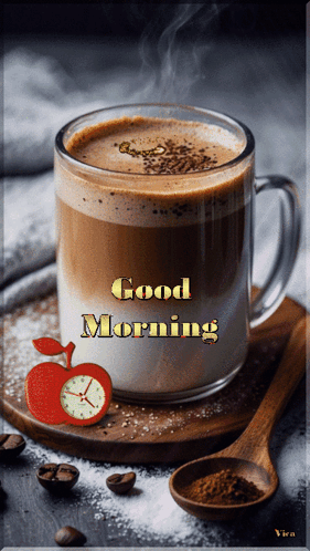 Coffee Cup With Good Morning