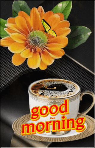 Coffee Cup With Good Morning