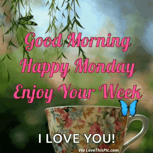 Coffee Cup With Good Morning Message