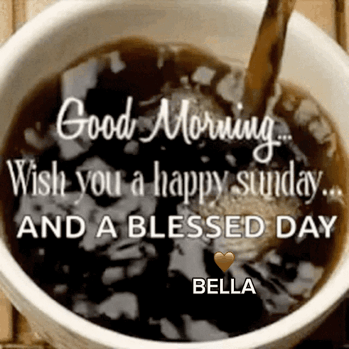 Coffee Cup With Good Morning Message