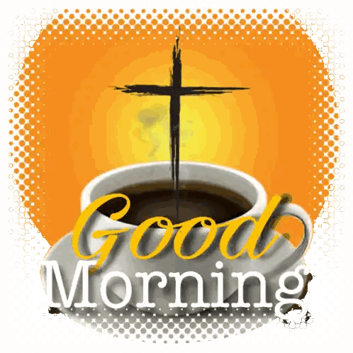 Coffee Cup With Good Morning Text