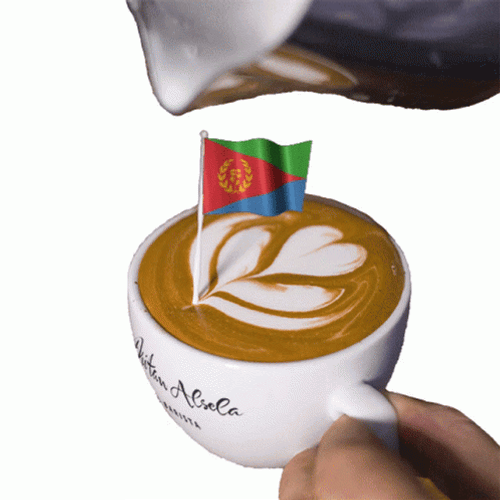 Coffee Eritrea Flag GIF