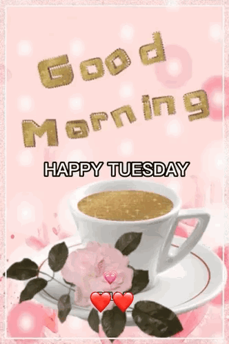Coffee Good Morning Happy Tuesday GIF