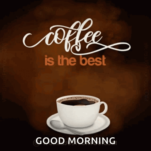 Coffee Is The Best Monday Motivation GIF
