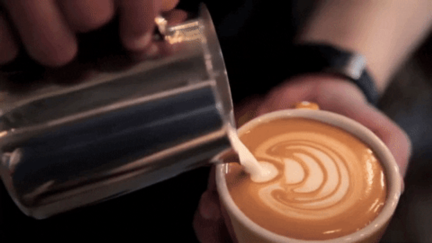 Coffee Latte Art GIF