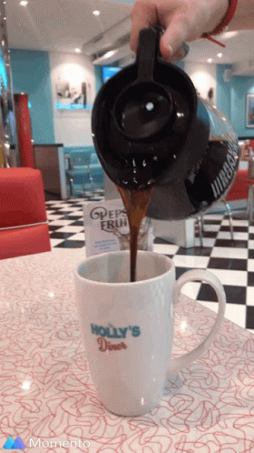 Coffee's For Closers Holly Dinner GIF