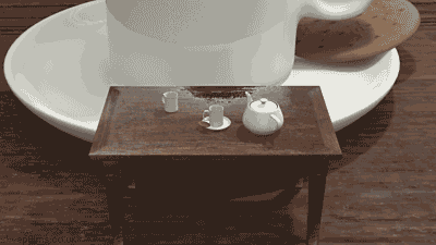 Coffee Table Loop Optic GIF