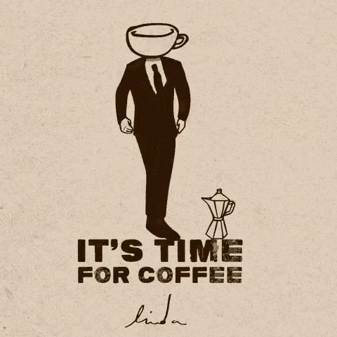 Boss Having His Coffee Time GIF