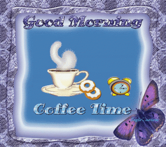 Coffee Time With Donuts GIF
