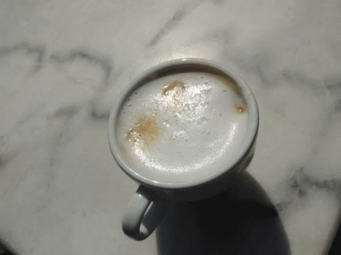 Coffee With Heart Shaped Foam