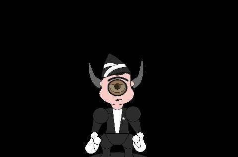 Coffin Dance With One Eye Horned Dancers GIF