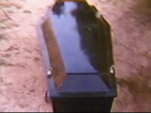 Coffin Dirt Road Dragged Vintage GIF