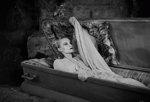 Coffin Geraldine Dvorak 1931 Dracula Movie GIF
