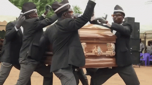 Coffin Tiktok Ghana Dancing Pallbearers Loop GIF