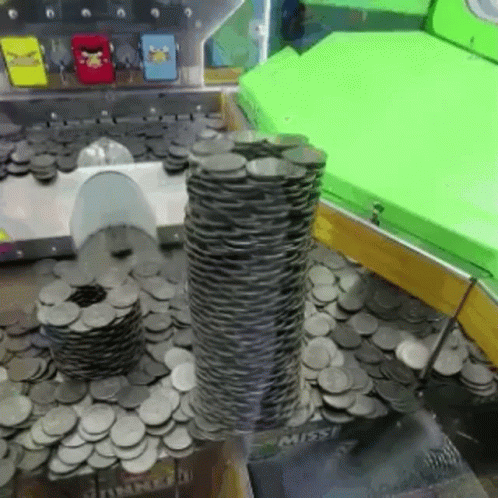 Coin Dropping Casino GIF