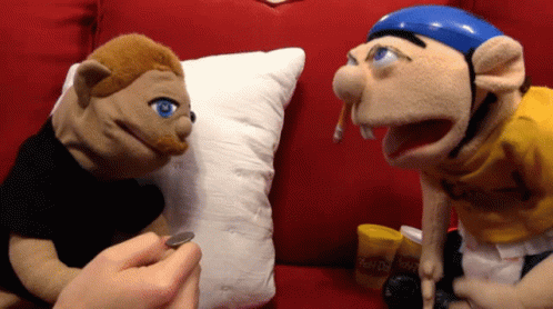 Brooklyn Guy And Jeffy Coin Flip GIF