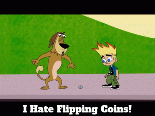 Dukey And Johnny I Hate Coin Flip GIF