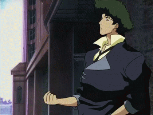 Spike Spiegel Coin Flip GIF