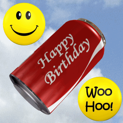 Coke Birthday Can GIF