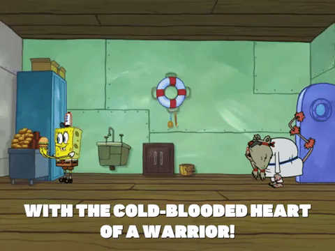 Cold Blooded Spongebob GIF