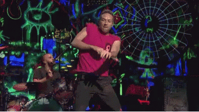Coldplay Chris Martin Dancing GIF