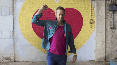 Coldplay Chris Martin Every Teardrop Is A Waterfall GIF