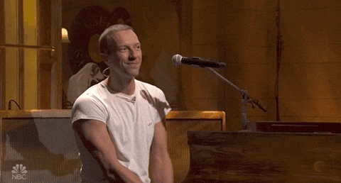 Coldplay Chris Martin Thank You GIF