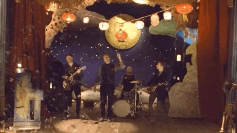 Coldplay Christmas Lights Music Video GIF