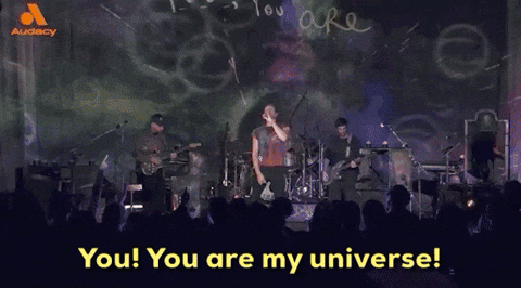 Coldplay Performing My Universe GIF