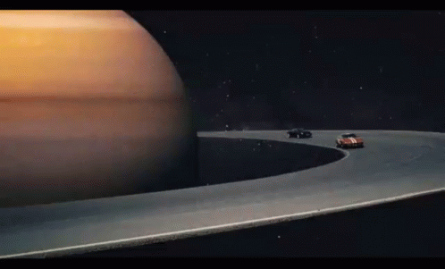 Coldplay Race In Saturn GIF