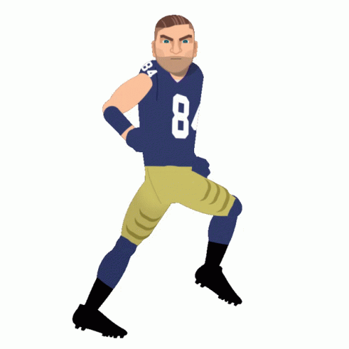 Cole Kmet Football Kickoff GIF