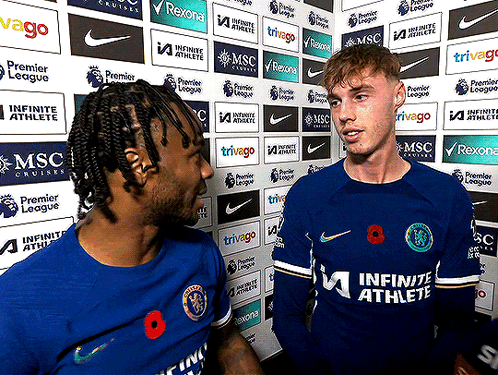 Cole Palmer In An Interview GIF