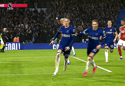 Cole Palmer Kneel Sweep GIF