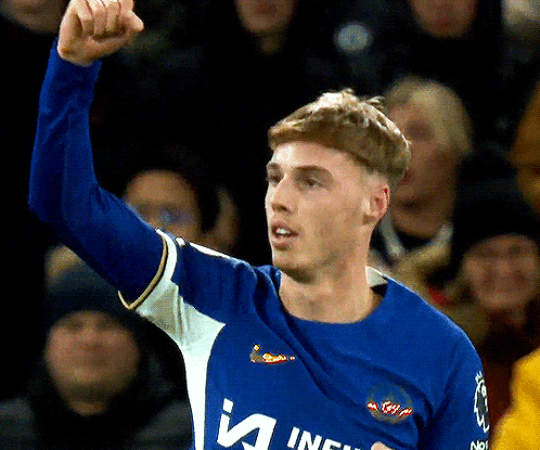 Cole Palmer Slow Motion Shot GIF