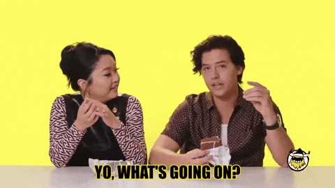 Cole Sprouse Yo Whats Going On GIF