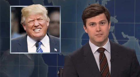 Colin Jost Funny Faces Reaction GIF